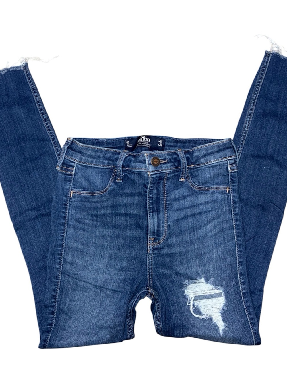 Hollister high-Rise Distressed Skinny Jeans size 1S